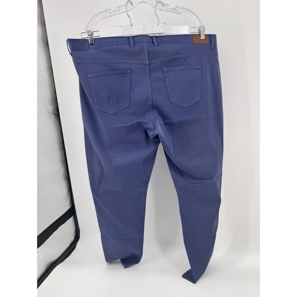 Peter‎ Millar Ultimate Sateen Five Pocket Pants Mens 42x34 Blue Stretch Golf